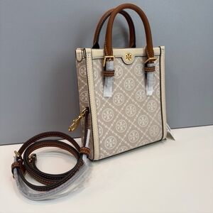 Tory Burch Beige and Brown Crossbody Bag/ BNWT